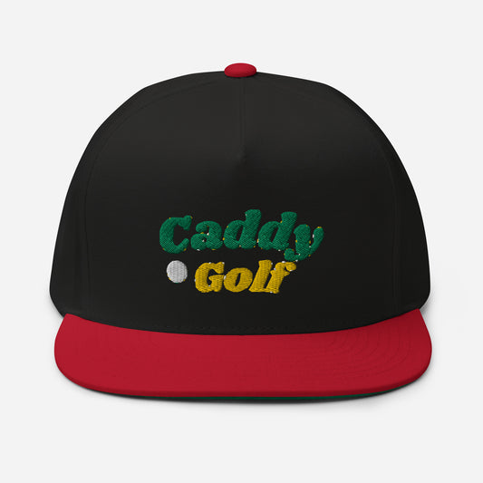 Vintage Black and Red Caddy Golf Hat