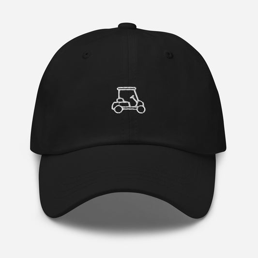 Black Caddy Baseball Hat-Caddy Golf