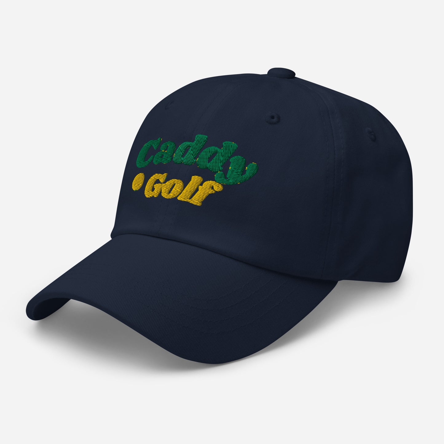 Caddy Golf Retro Logo Navy Baseball Hat-Caddy Golf