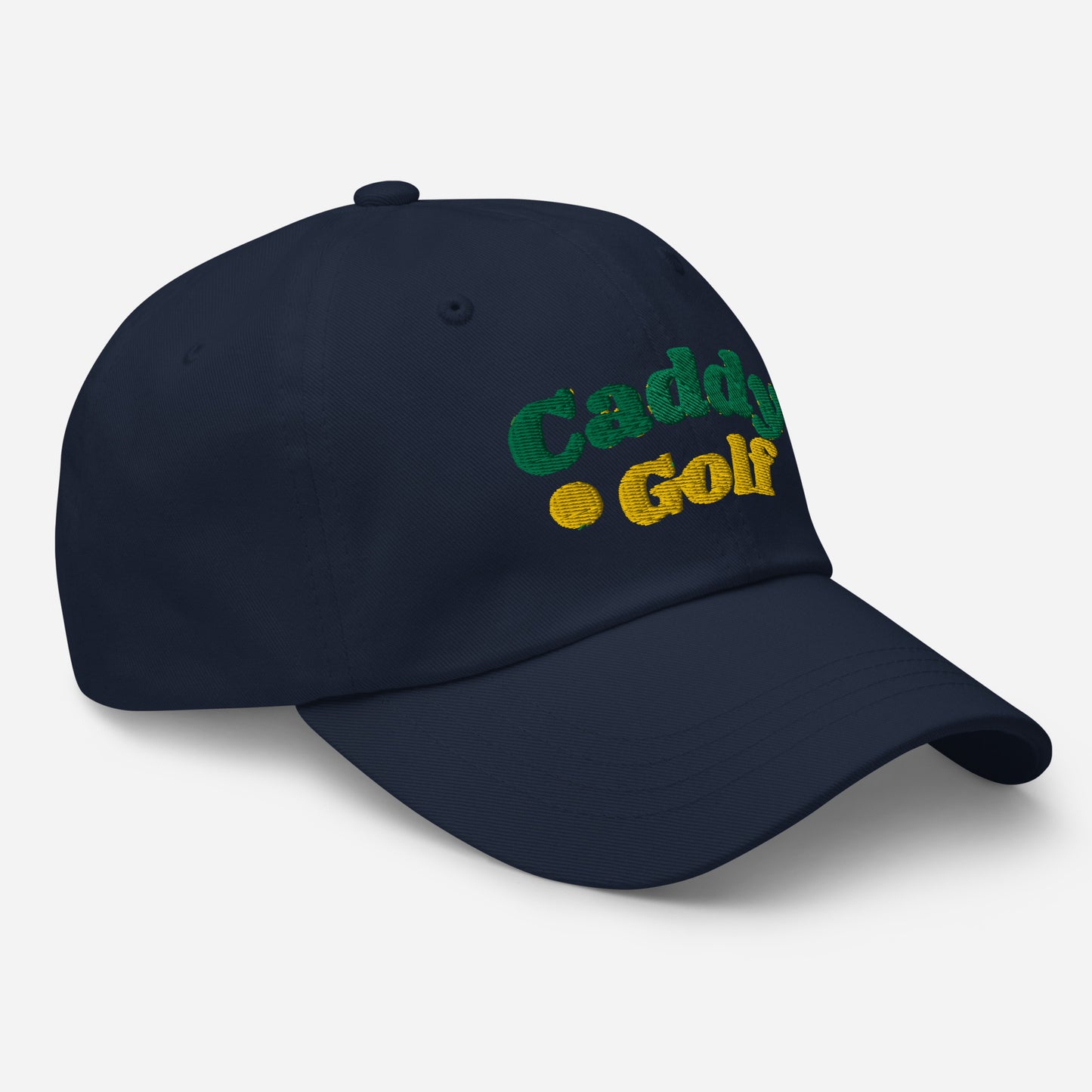 Caddy Golf Retro Logo Navy Baseball Hat-Caddy Golf