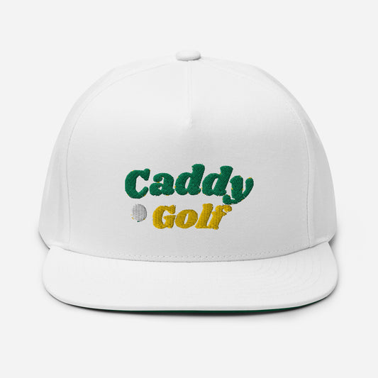 Vintage White Caddy Golf Hat