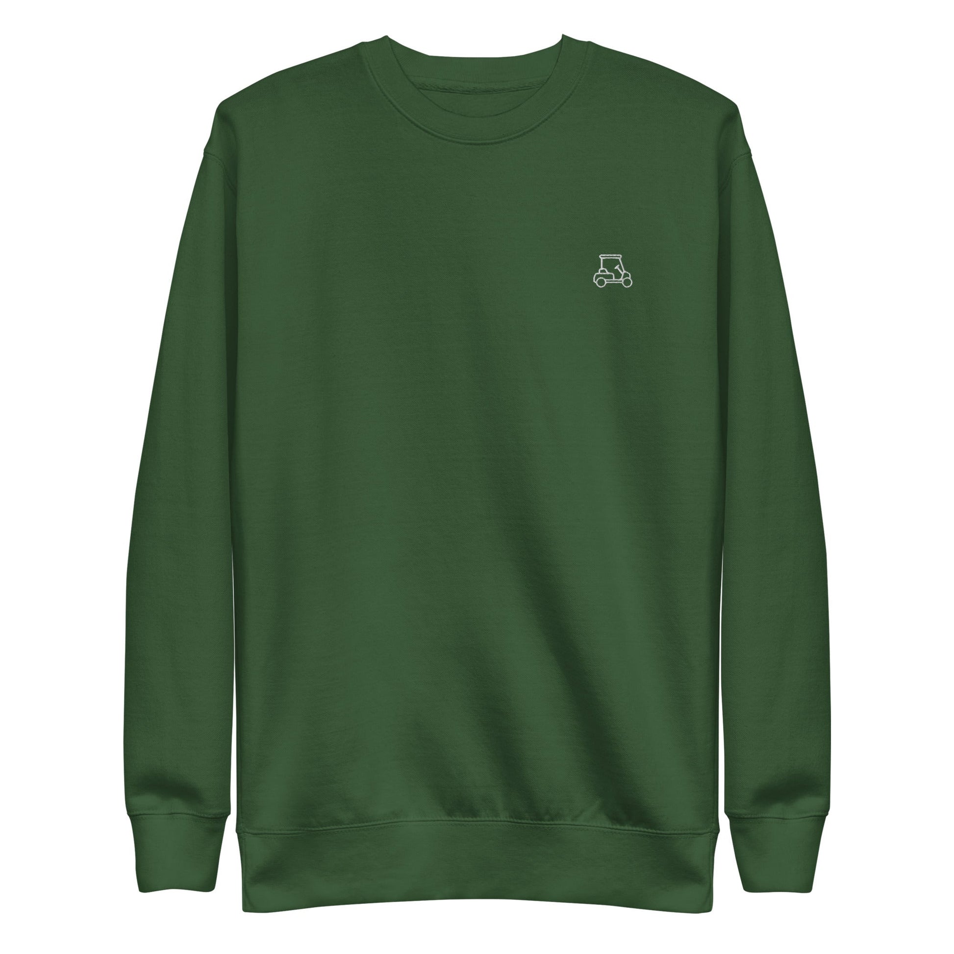 Forest Green Caddy Sweatshirt-Caddy Golf