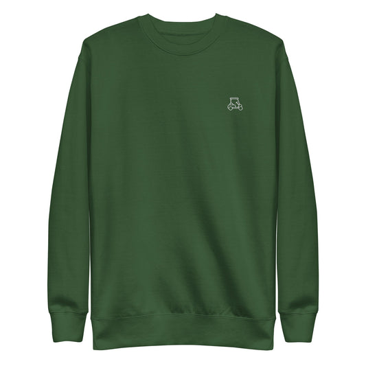 Forest Green Caddy Sweatshirt-Caddy Golf
