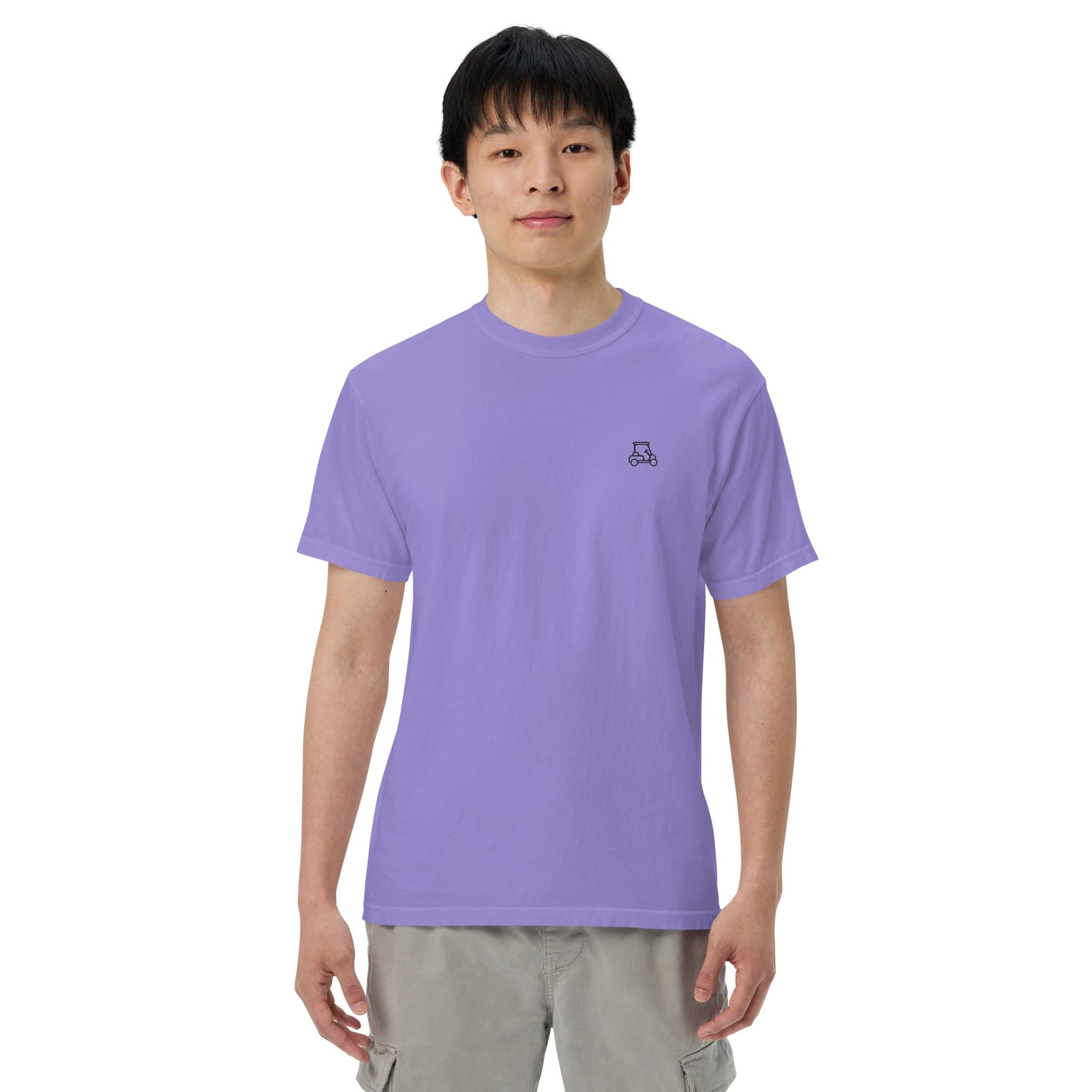 Lavender Caddy's Heavyweight T-shirt-Caddy Golf