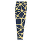 Navy and Yellow Atoms Caddy Golf Joggers-Caddy Golf