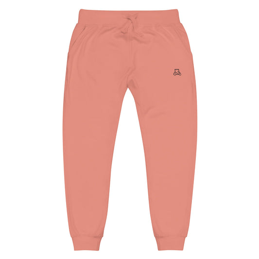 Pink Fleece Caddy Golf Joggers-Caddy Golf