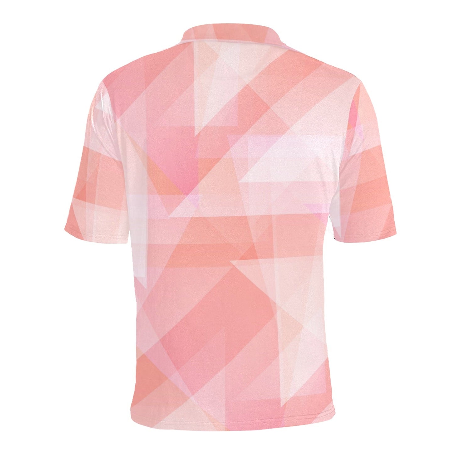 Abstract Pink Caddy Golf Polo-Caddy Golf