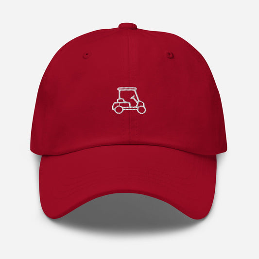 Red Caddy Baseball Hat-Caddy Golf
